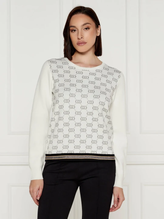 Zdjęcie produktu Liu Jo Sport Sweter | Regular Fit ecru