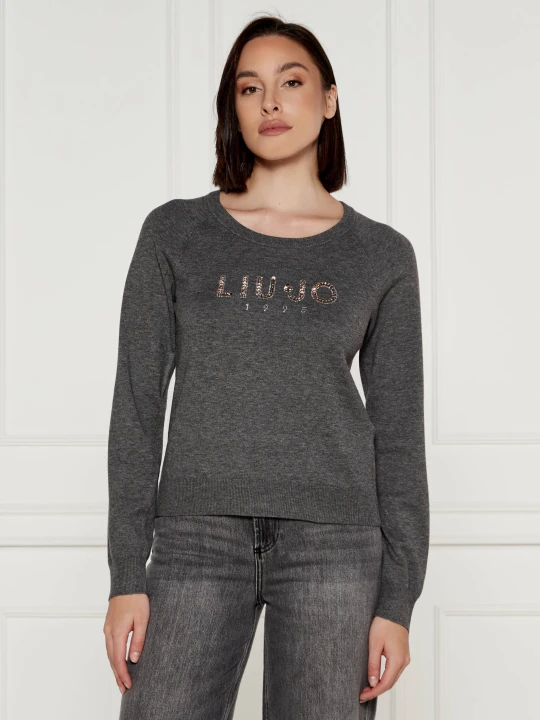 Zdjęcie produktu Liu Jo Sport Sweter | Regular Fit szary