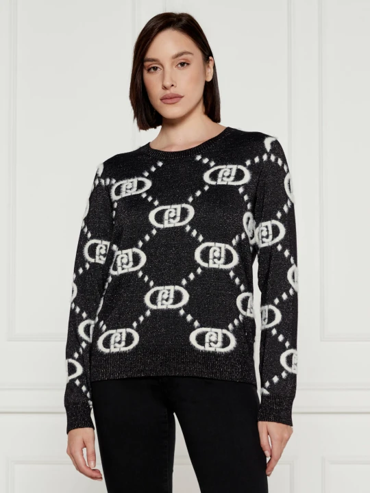 Zdjęcie produktu Liu Jo Sport Sweter | Regular Fit czarny