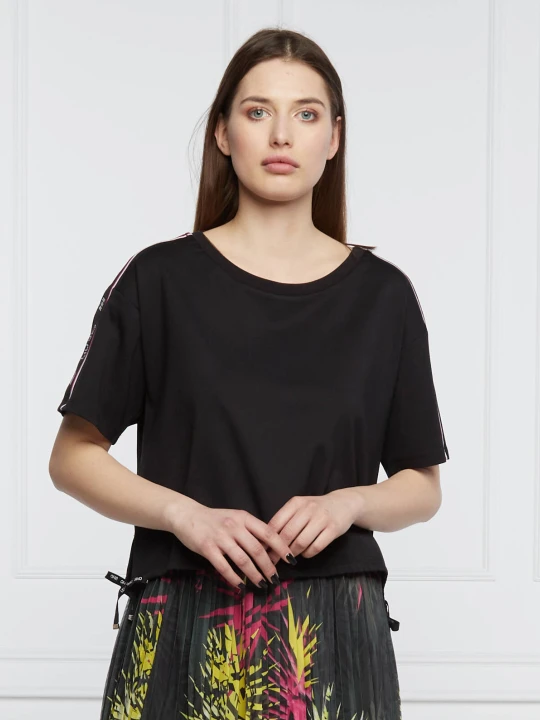 Zdjęcie produktu Liu Jo Sport T-shirt | Cropped Fit czarny