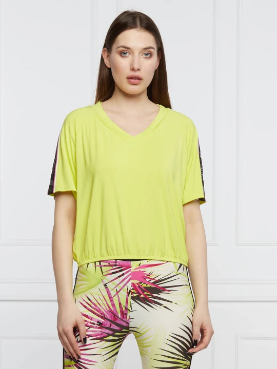 Zdjęcie produktu Liu Jo Sport T-shirt | Cropped Fit limonkowy