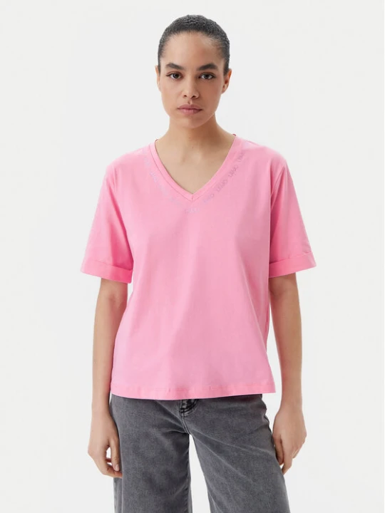 Zdjęcie produktu Liu Jo Sport T-Shirt q-roa-35247 Kolorowy Regular Fit