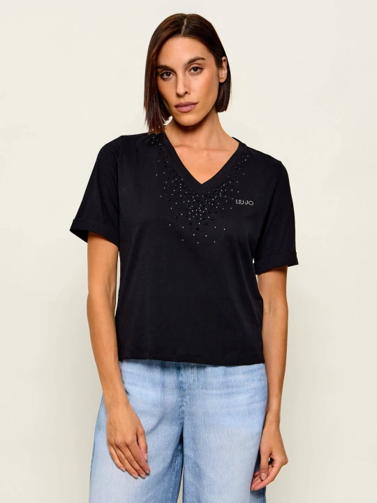 Zdjęcie produktu Liu Jo Sport T-shirt | Regular Fit czarny