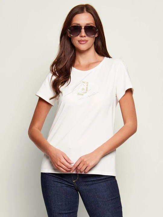 Zdjęcie produktu Liu Jo Sport T-shirt | Regular Fit biały