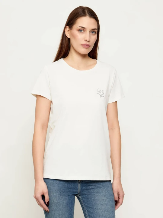 Zdjęcie produktu Liu Jo Sport T-shirt | Regular Fit ecru