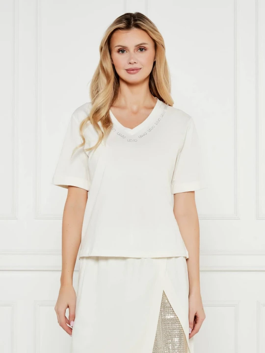 Zdjęcie produktu Liu Jo Sport T-shirt | Regular Fit ecru