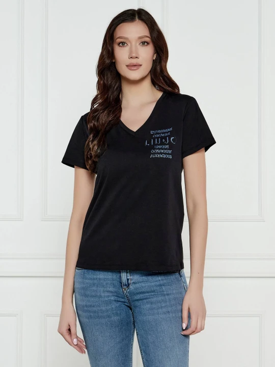 Zdjęcie produktu Liu Jo Sport T-shirt | Regular Fit czarny