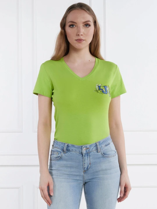 Zdjęcie produktu Liu Jo Sport T-shirt | Regular Fit limonkowy