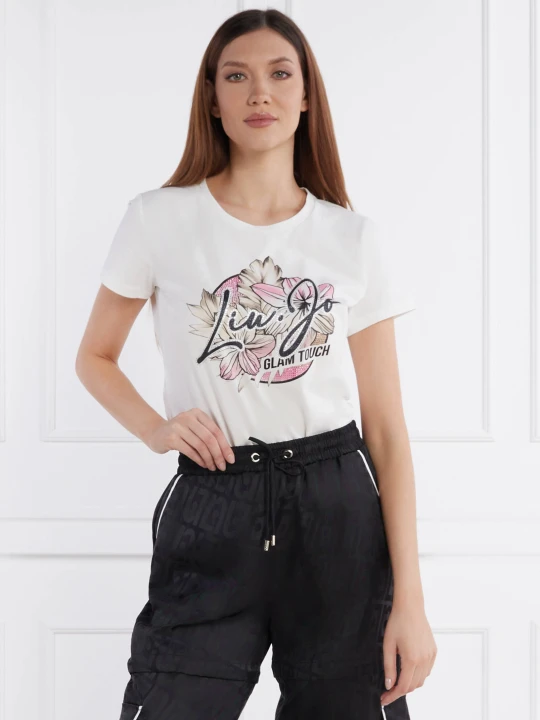 Zdjęcie produktu Liu Jo Sport T-shirt | Regular Fit biały