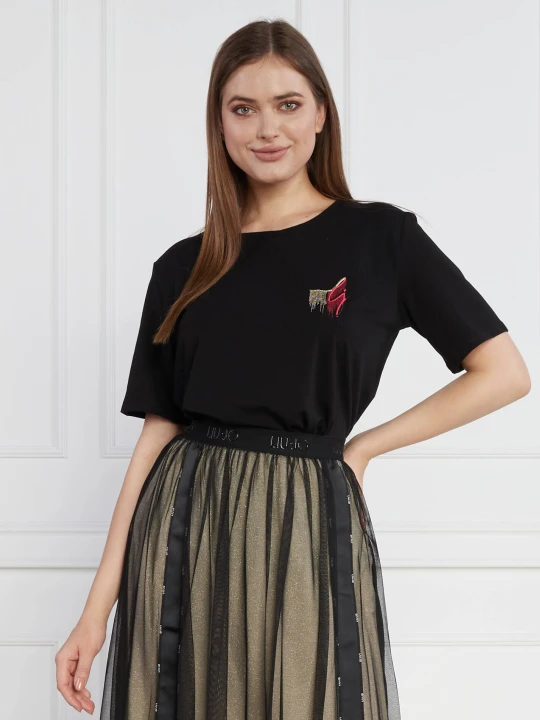 Zdjęcie produktu Liu Jo Sport T-shirt | Regular Fit czarny