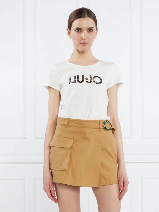 Zdjęcie produktu Liu Jo Sport T-shirt | Regular Fit biały