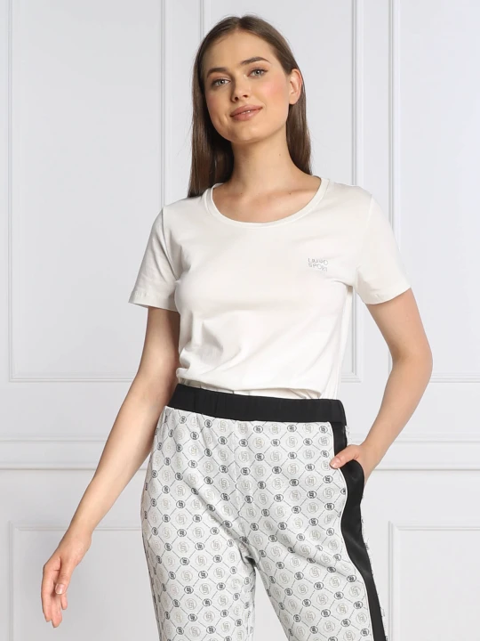Zdjęcie produktu Liu Jo Sport T-shirt | Regular Fit biały