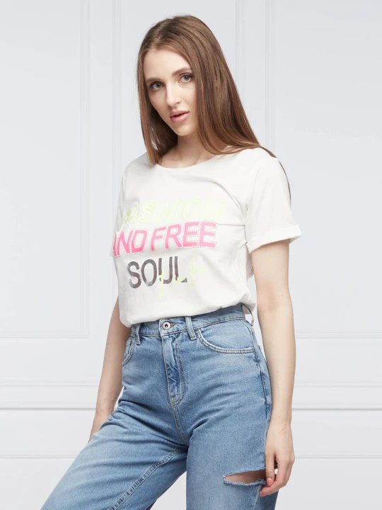 Zdjęcie produktu Liu Jo Sport T-shirt | Regular Fit biały