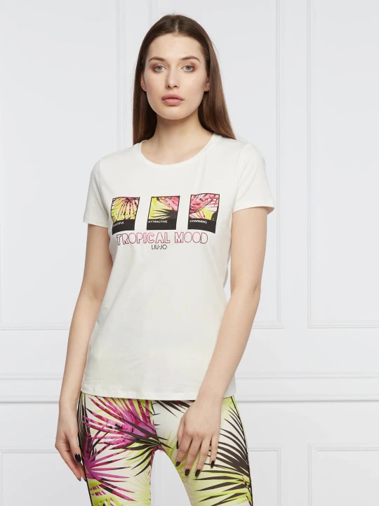 Zdjęcie produktu Liu Jo Sport T-shirt | Regular Fit biały