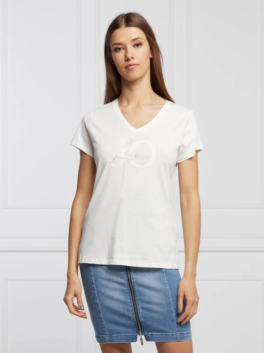 Zdjęcie produktu Liu Jo Sport T-shirt | Regular Fit biały