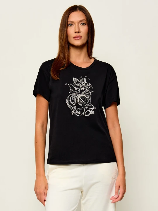 Zdjęcie produktu Liu Jo Sport T-shirt | Regular Fit czarny