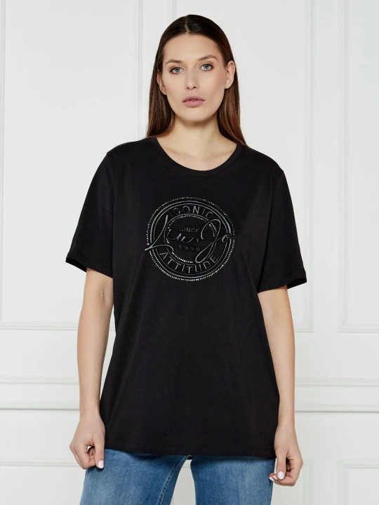 Zdjęcie produktu Liu Jo Sport T-shirt | Relaxed fit czarny