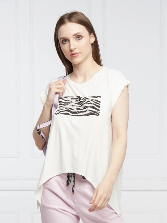 Zdjęcie produktu Liu Jo Sport T-shirt | Relaxed fit biały