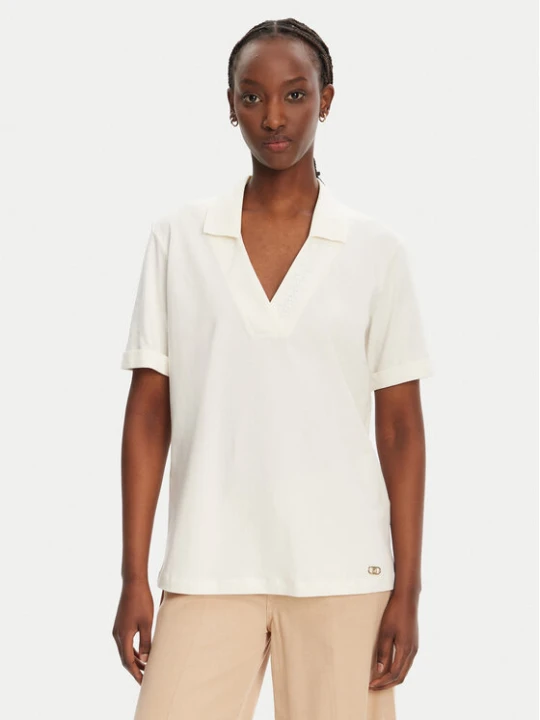 Zdjęcie produktu Liu Jo Sport T-Shirt TA5187 J6308 Biały Relaxed Fit