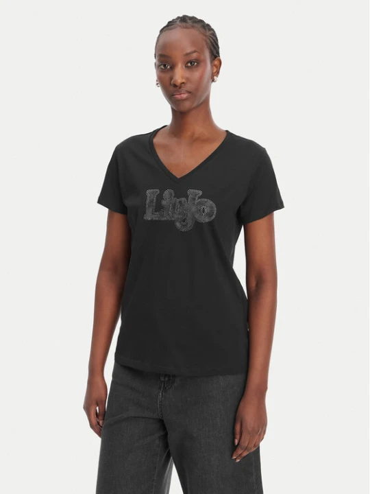Zdjęcie produktu Liu Jo Sport T-Shirt TA6057 JS923 Czarny Regular Fit