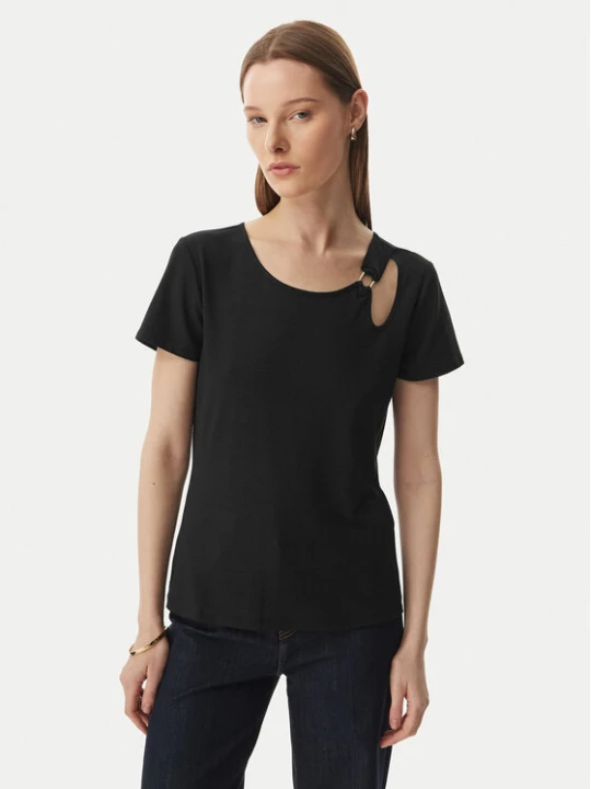 Zdjęcie produktu Liu Jo Sport T-Shirt TA6098 JS005 Czarny Regular Fit