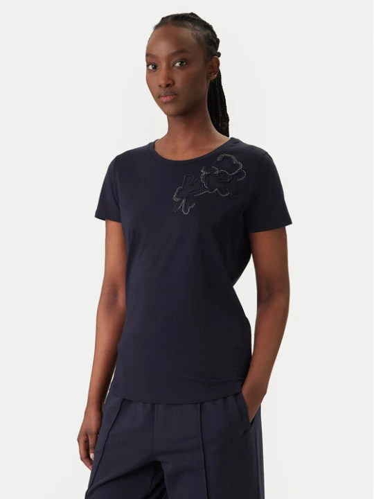 Zdjęcie produktu Liu Jo Sport T-Shirt TA6155 JS923 Granatowy Regular Fit