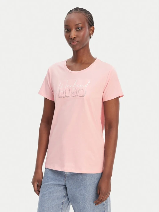 Zdjęcie produktu Liu Jo Sport T-Shirt TA6252 JS923 Różowy Regular Fit