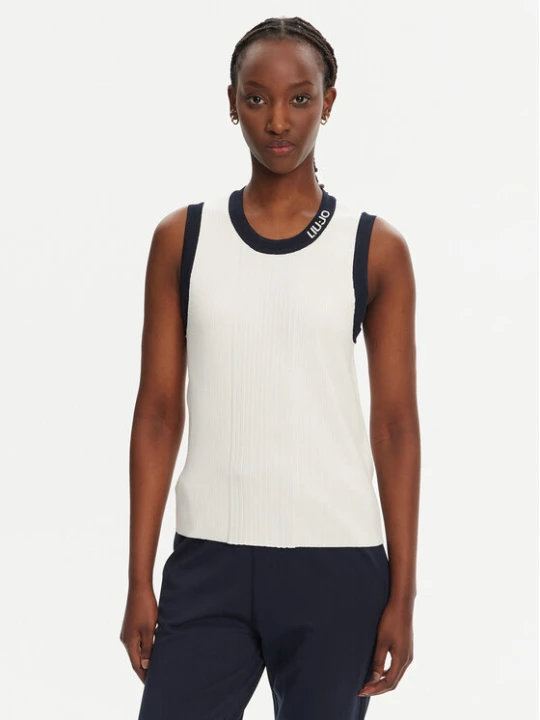 Zdjęcie produktu Liu Jo Sport Top TA5092 MS022 Biały Regular Fit