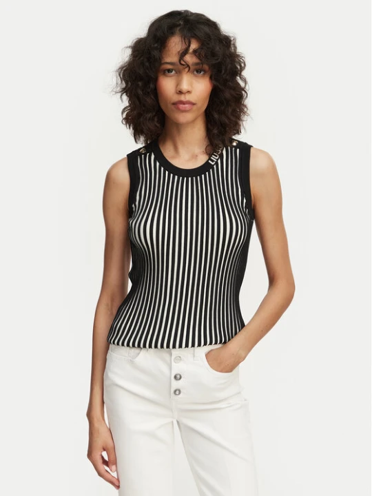 Zdjęcie produktu Liu Jo Sport Top TA6064 MS55N Czarny Regular Fit
