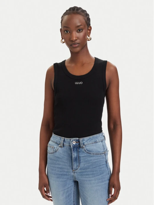 Zdjęcie produktu Liu Jo Sport Top TA6097 J4822 Czarny Slim Fit