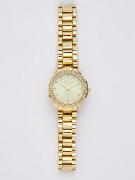 Zdjęcie produktu Liu Jo Stainless Steel Watch With Crystals Gold Colour