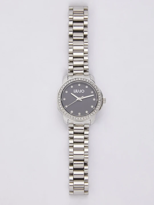 Zdjęcie produktu Liu Jo Stainless Steel Watch With Crystals czarny