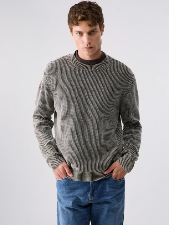 Zdjęcie produktu Liu Jo Stonewash Sweater Moss Green
