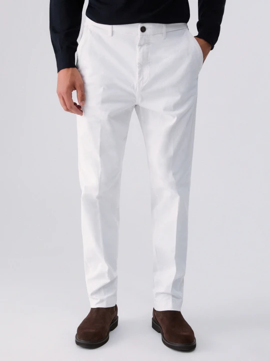 Zdjęcie produktu Liu Jo Straight Chino Pants biały