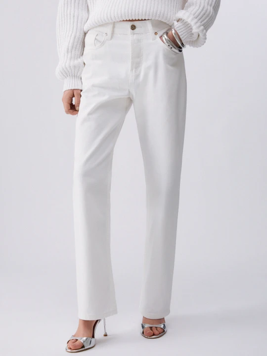 Zdjęcie produktu Liu Jo Straight-leg Trousers biały