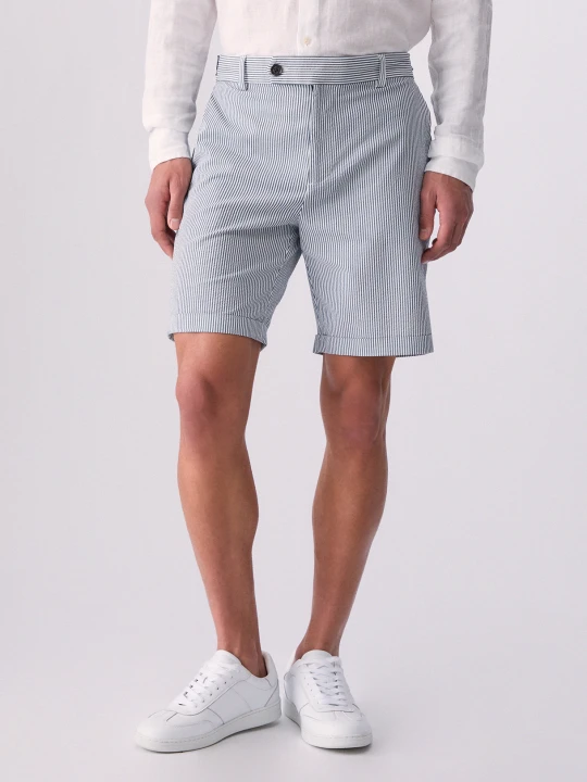 Zdjęcie produktu Liu Jo Striped Bermuda Shorts Dark Denim