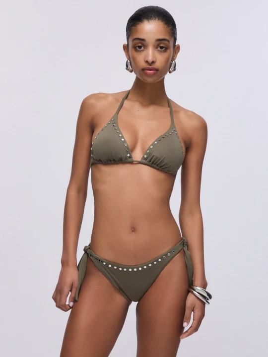 Zdjęcie produktu Liu Jo Studded Bikini Top And Bottoms zielony