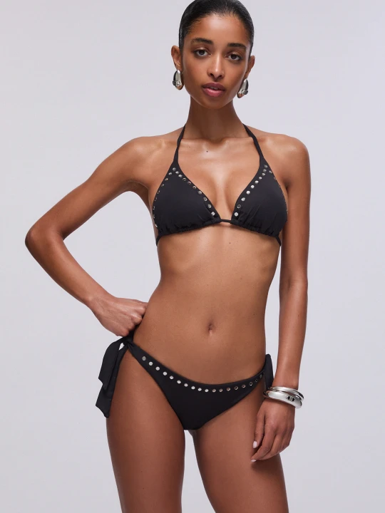 Zdjęcie produktu Liu Jo Studded Bikini Top And Bottoms czarny