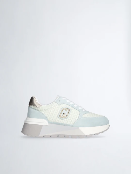 Zdjęcie produktu Liu Jo Suede And Mesh Platform Sneakers zielony