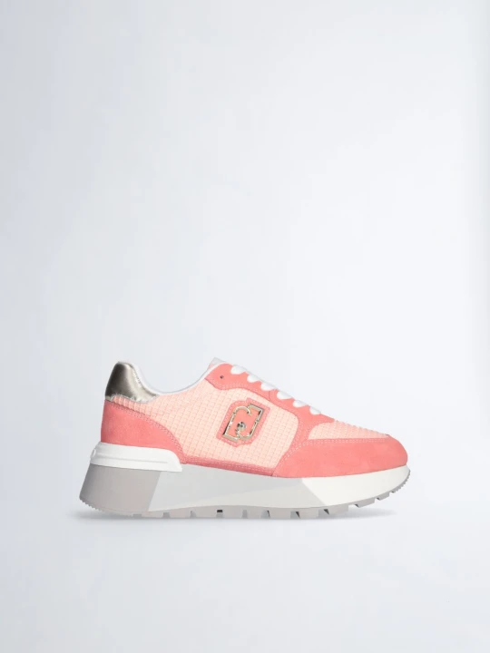 Zdjęcie produktu Liu Jo Suede And Mesh Platform Sneakers różowy
