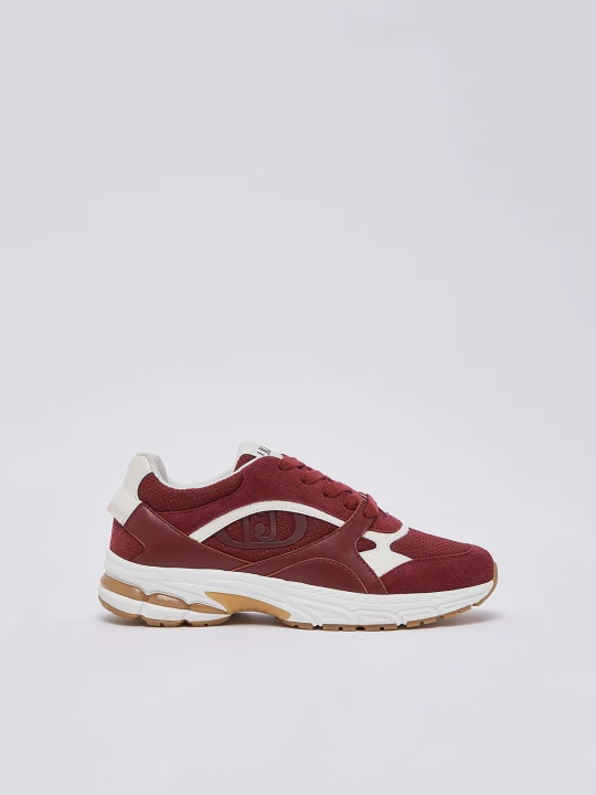 Zdjęcie produktu Liu Jo Suede And Mesh Sneakers Cherry Red