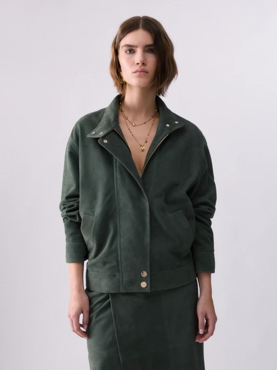 Zdjęcie produktu Liu Jo Suede Bomber Jacket
