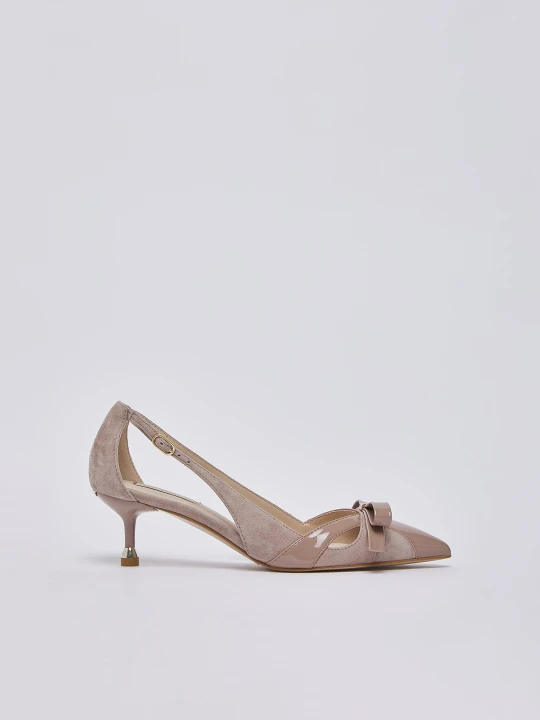 Zdjęcie produktu Liu Jo Suede Cut-out Pumps Powder Pink