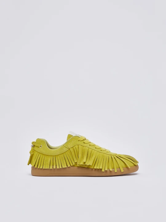 Zdjęcie produktu Liu Jo Suede Fringe Sneakers żółty
