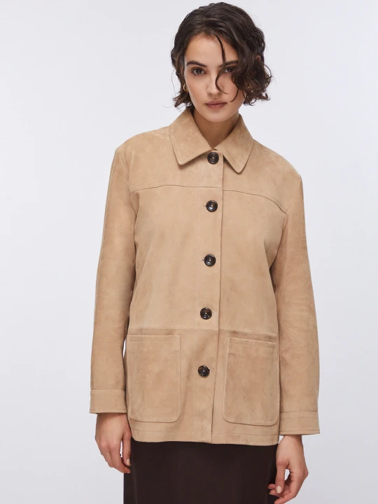 Zdjęcie produktu Liu Jo Suede Jacket Cappuccino