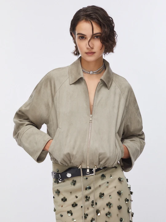 Zdjęcie produktu Liu Jo Suede Jacket szary
