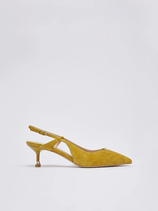 Zdjęcie produktu Liu Jo Suede Slingbacks Mustard