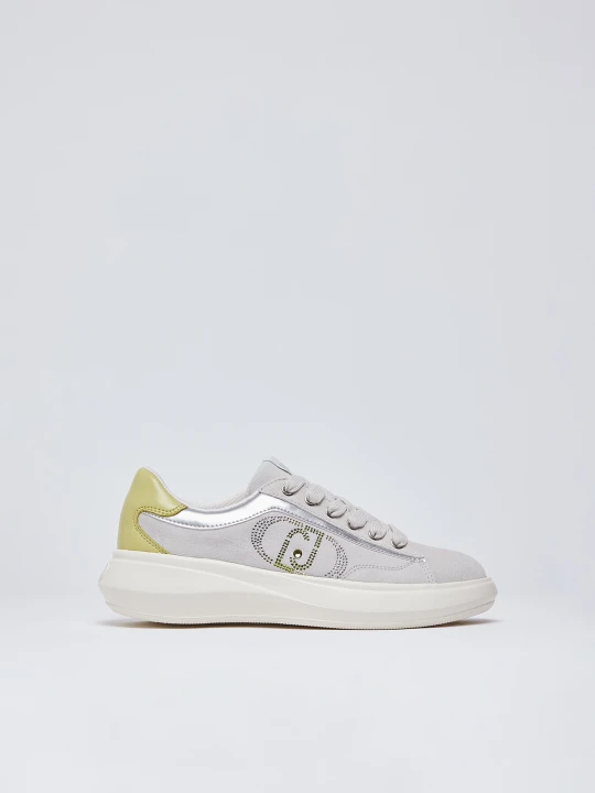 Zdjęcie produktu Liu Jo Suede Sneakers With Rhinestones