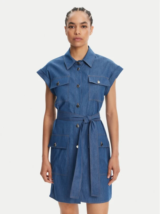 Zdjęcie produktu Liu Jo Sukienka jeansowa WA5509 D4695 Niebieski Regular Fit