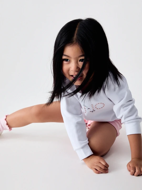 Zdjęcie produktu Liu Jo Sweatshirt With Bejewelled Logo biały